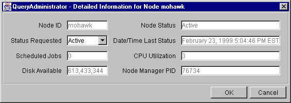 Node Information Window