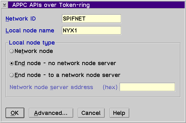 APPC APIs over Token-Ring