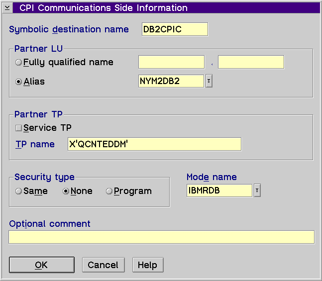 CPI Communications Side Information Window