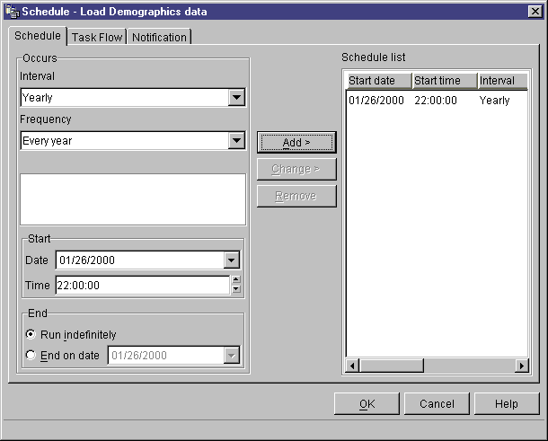 The GEOGRAPHIES SELECT statement on the SQL Statement page.