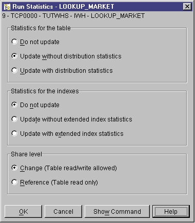 The GEOGRAPHIES SELECT statement on the SQL Statement page.