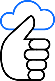 Icon representing multicloud opportunities and capabilities