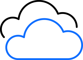 Icon representing the role of multicloud
