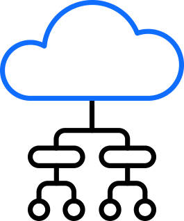 Icon representing multicloud market forces