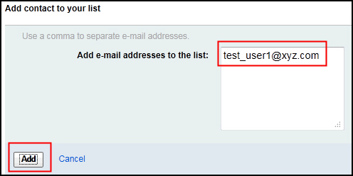 screenshot highlighting test_user1@xyz.com