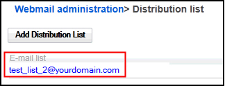 screenshot showing learner to click on the url for the distribution list