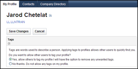 The user does not have the option to configure whether they want to be searchable in SmartCloud for Social Business.