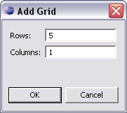 Add Grid dialog