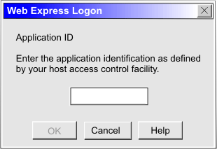 Application ID window