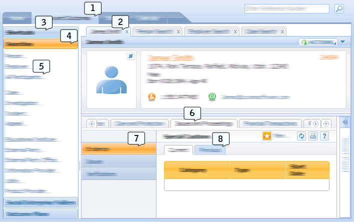 Image of the Cúram User Interface