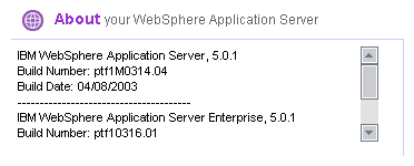 Administrative console identification of 5.0.1