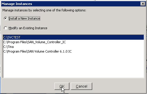 Installing to a new instance